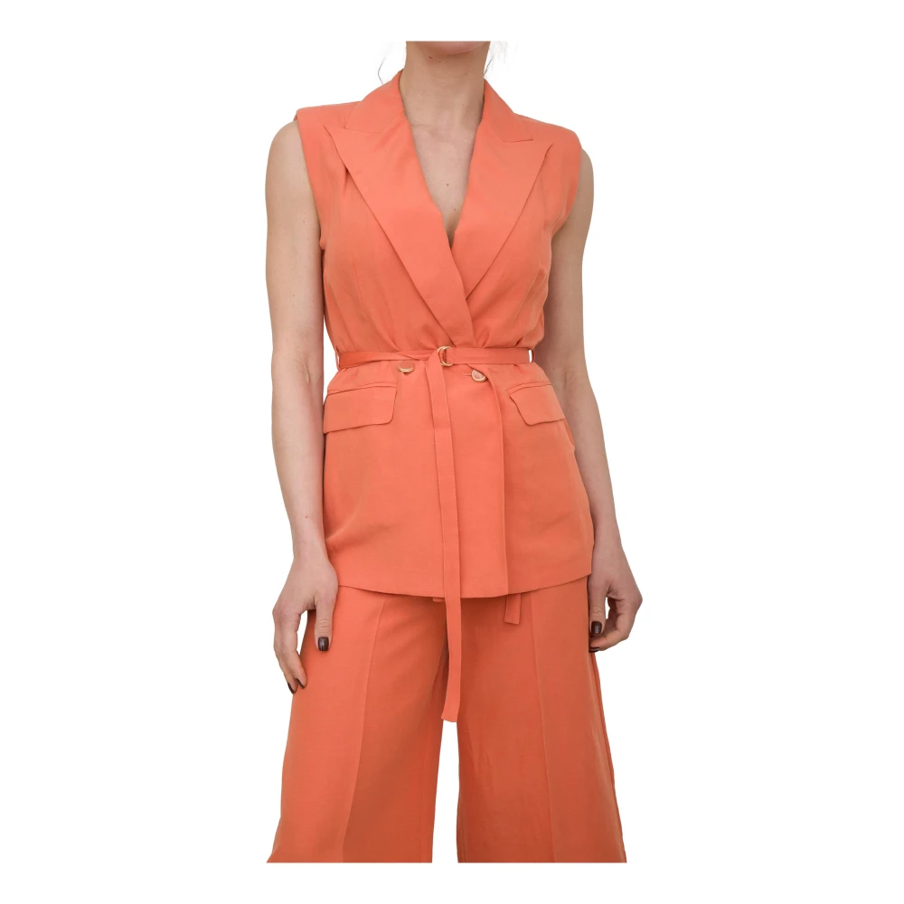Liu Jo - Jackets > Vests - Orange - Liu Jo - Modalova
