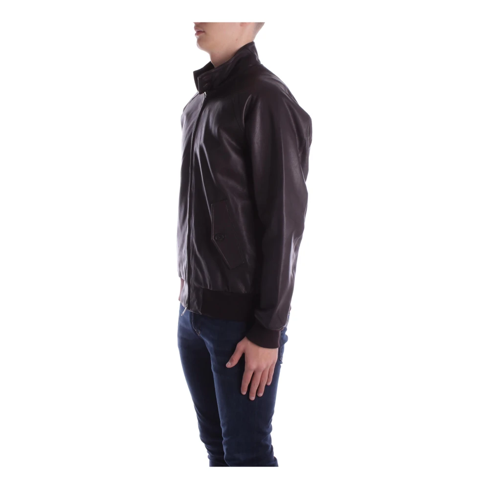 Baracuta Herenjas met rits en knopen Brown Heren