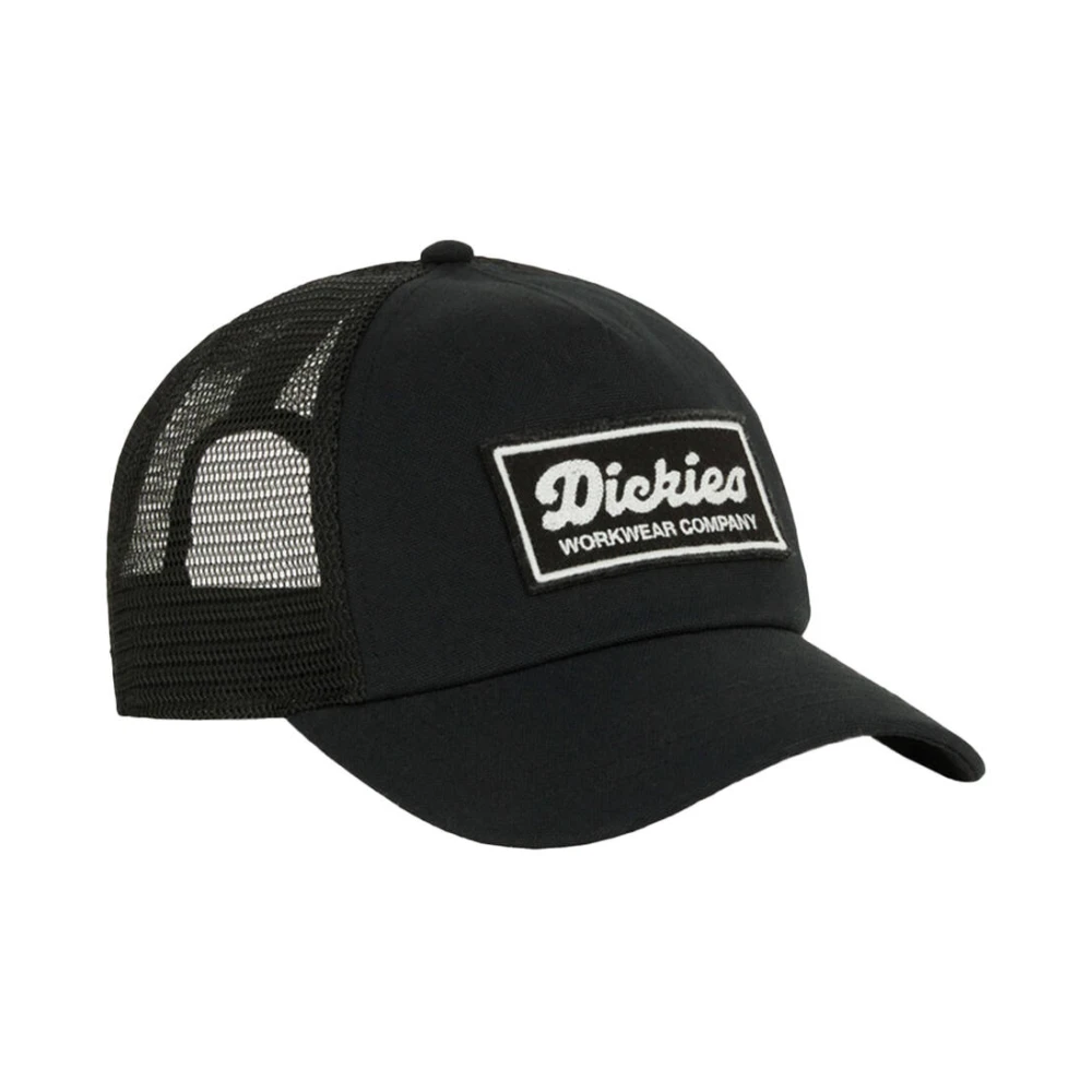 Dickies Zwarte Trucker Hoed Lewistown Model Black Heren
