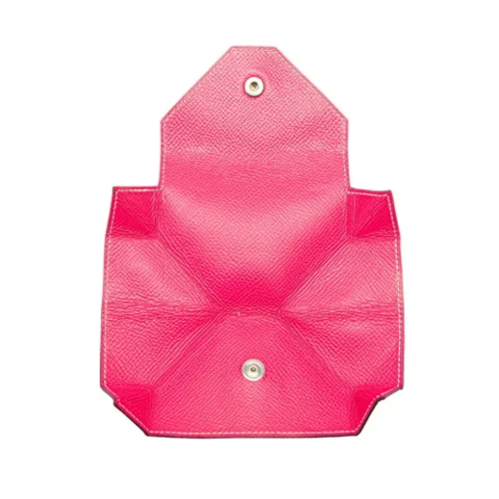 Hermès Vintage Pre-owned Leather wallets Pink Dames