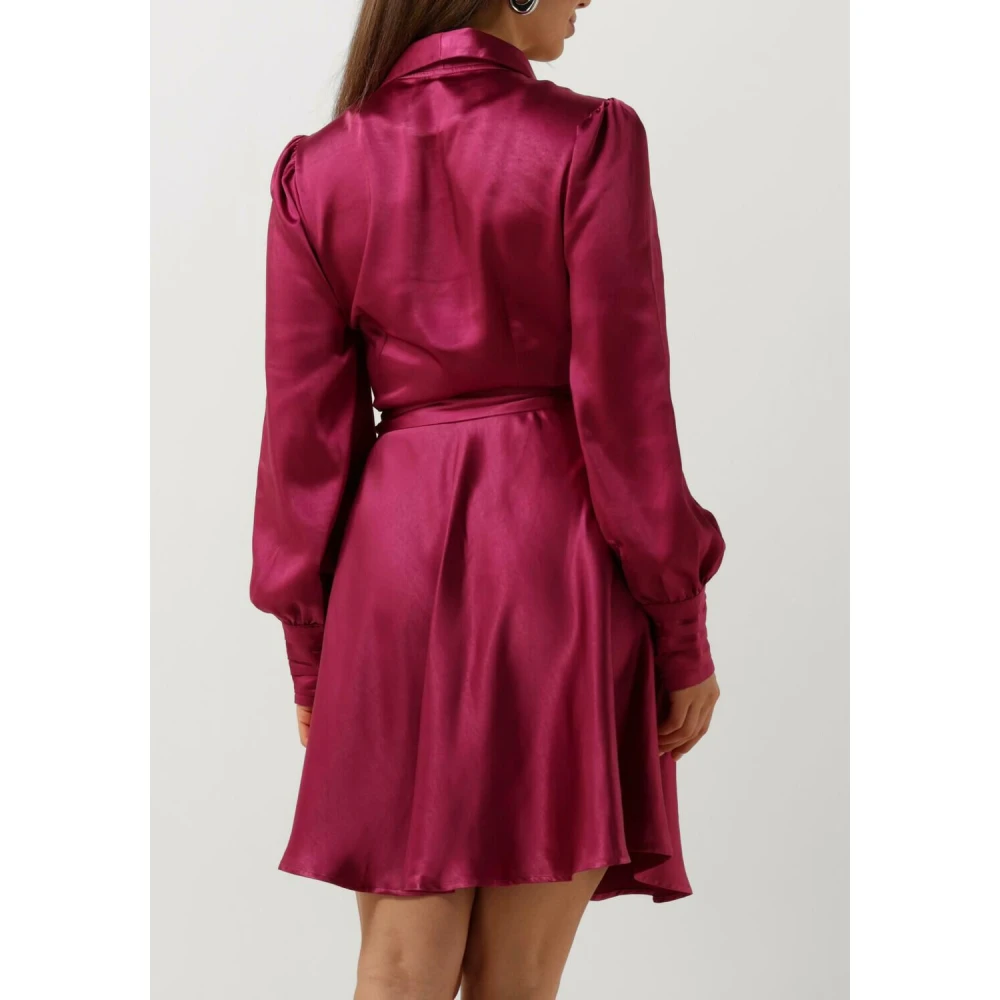 Notre-v Dames Jurken Nv-doris Satin Dress Pink Dames