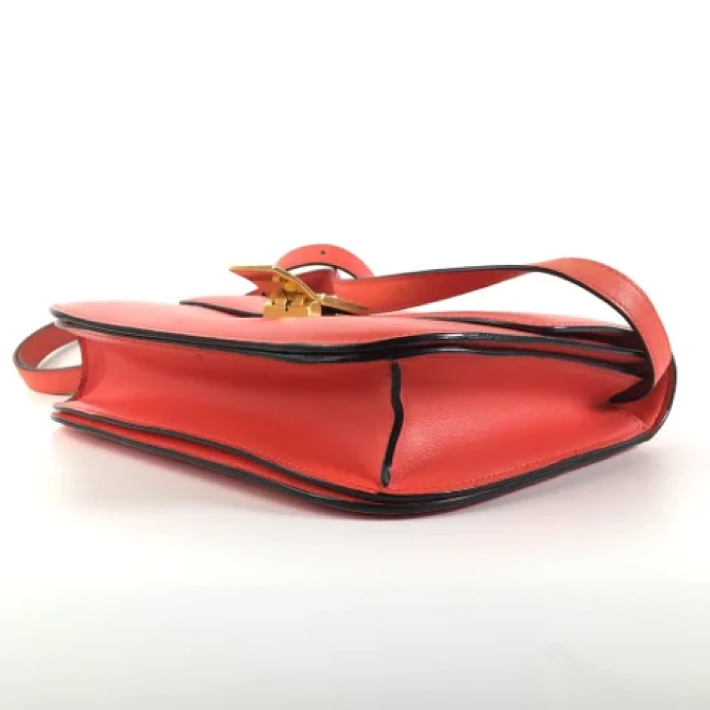 Celine Vintage Pre-owned Leather celine-bags Orange Dames