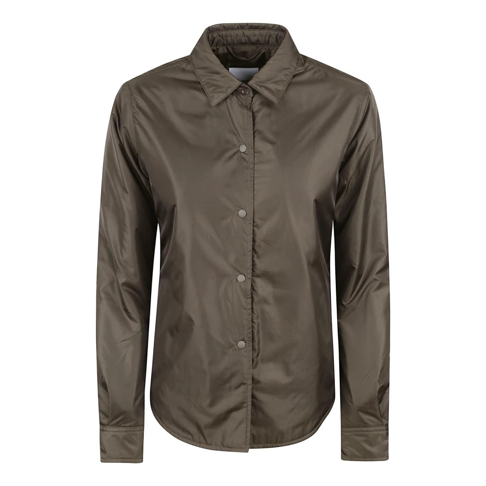 Aspesi Militaire Stijl Overhemden Green Dames
