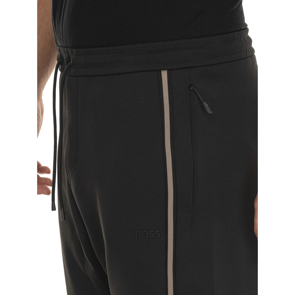 Boss Stijlvolle Joggingbroek Black Heren