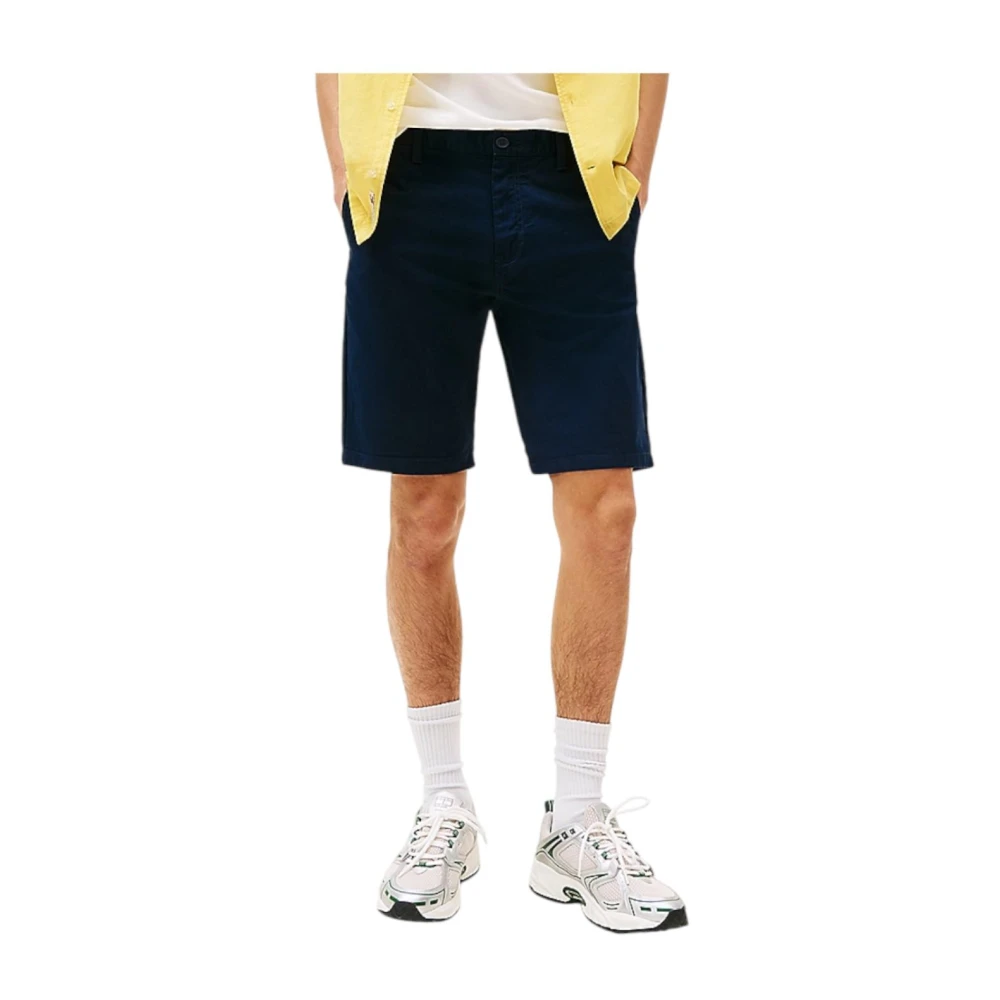Tommy Hilfiger Men's Blue Slim Fit Chino Shorts - Casual Shorts - W32 - Shorts