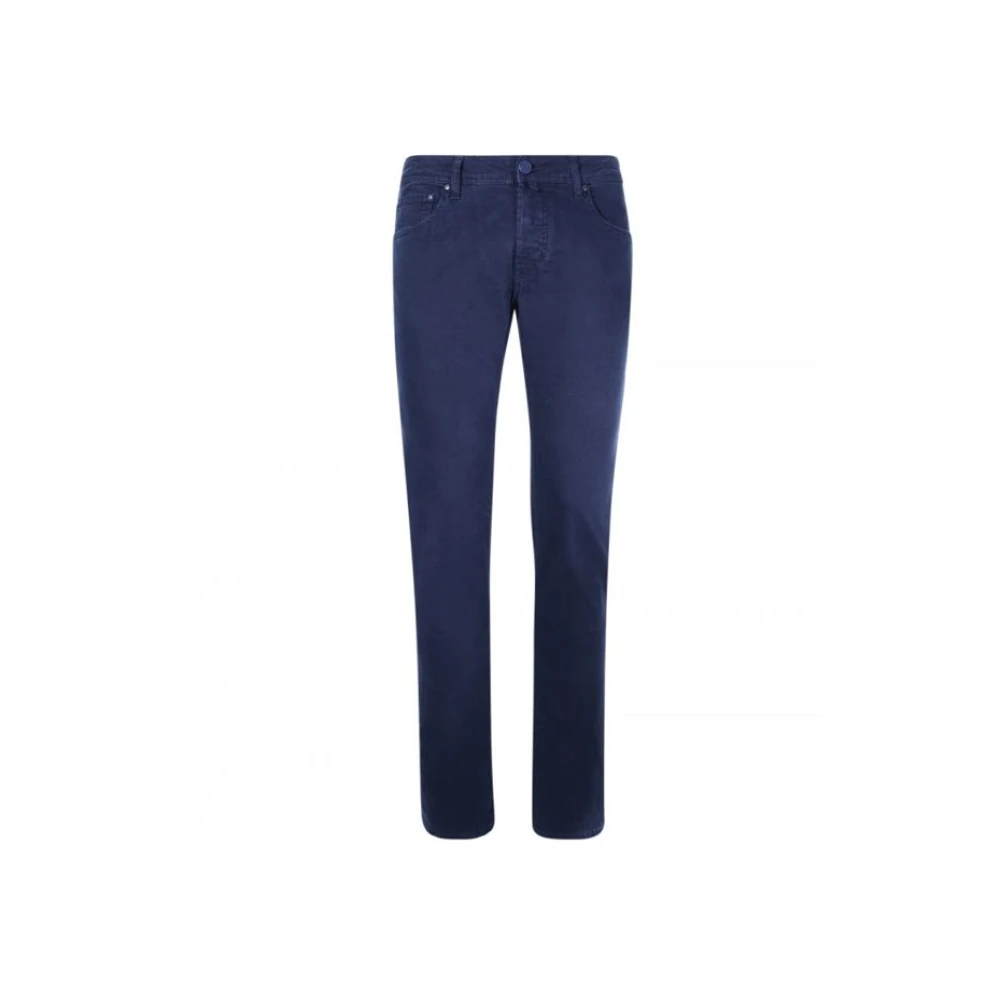 Jacob Cohën Blauwe slim Nick broek Blue Heren