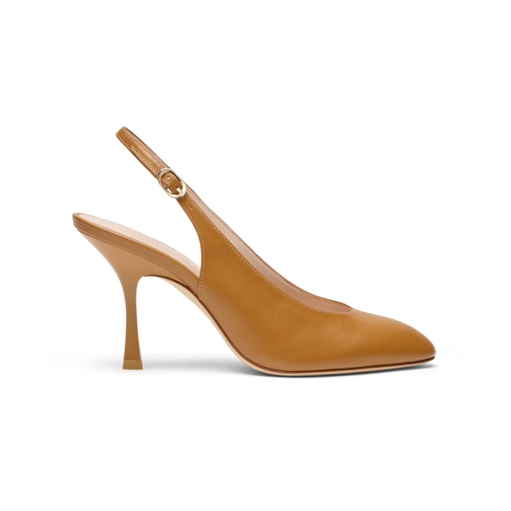 Stuart Weitzman Women's Brown Pumps, 7 Uk, Madison Slingback Pump 85
