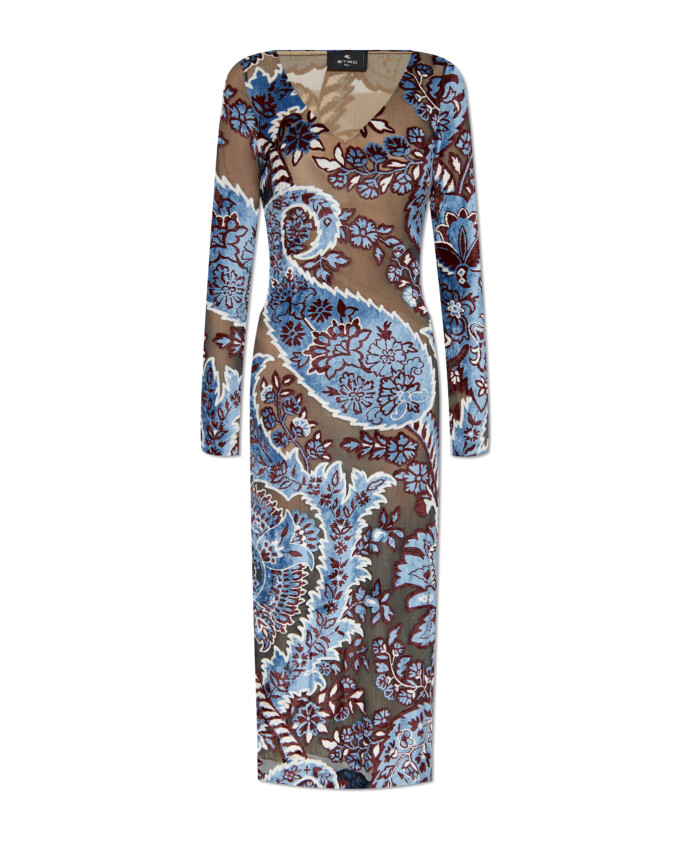 robe-a-motifs-avec-finition-velours