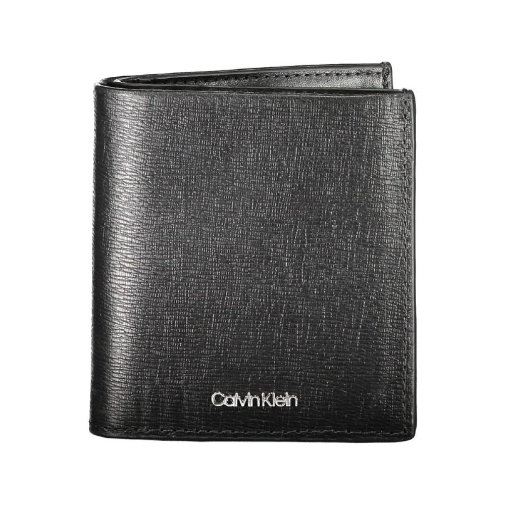 Calvin Klein Leather Wallet - Male - Wallets & Cardholders - Black - One Size - Accessories
