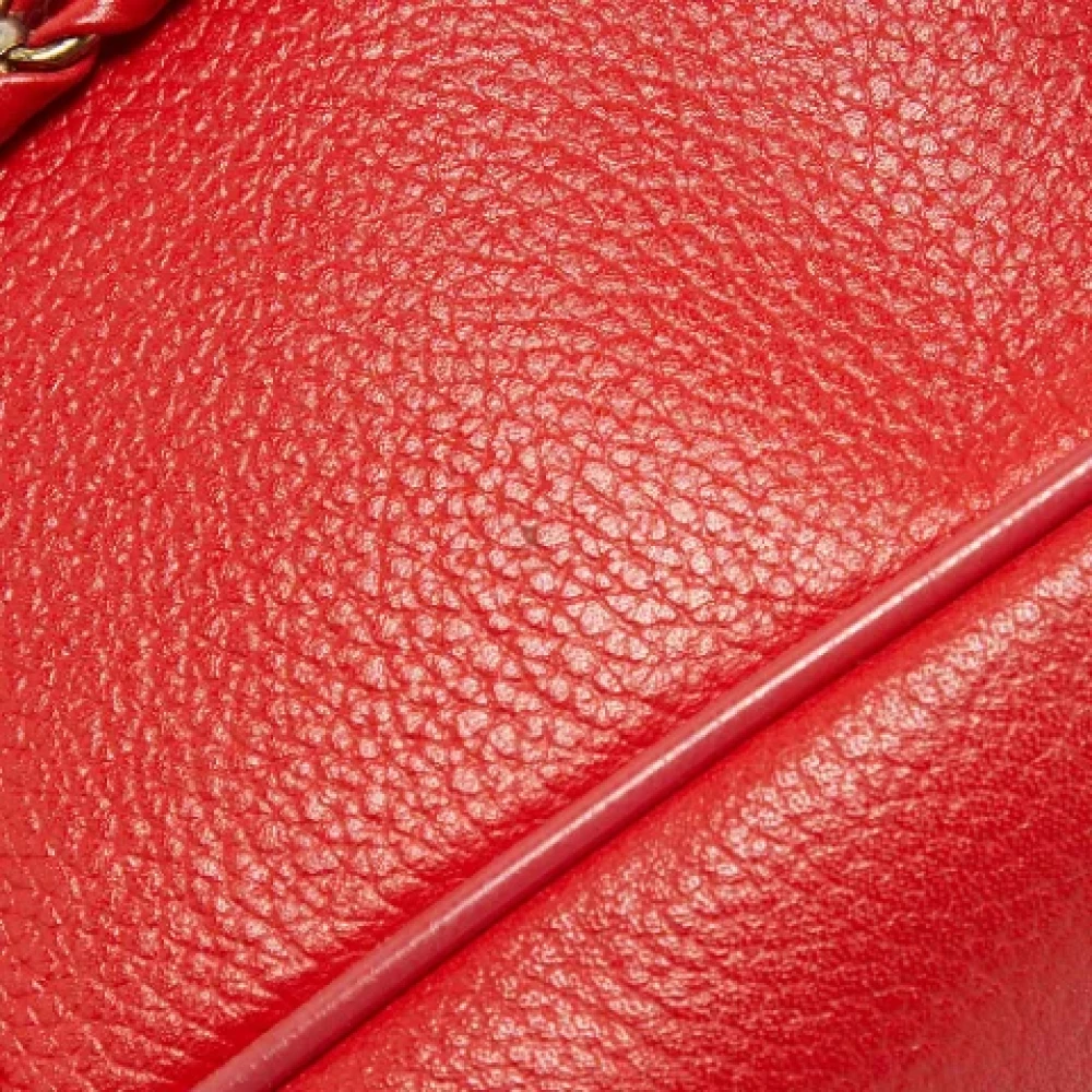 MCM Pre-owned Leather backpacks Red Dames