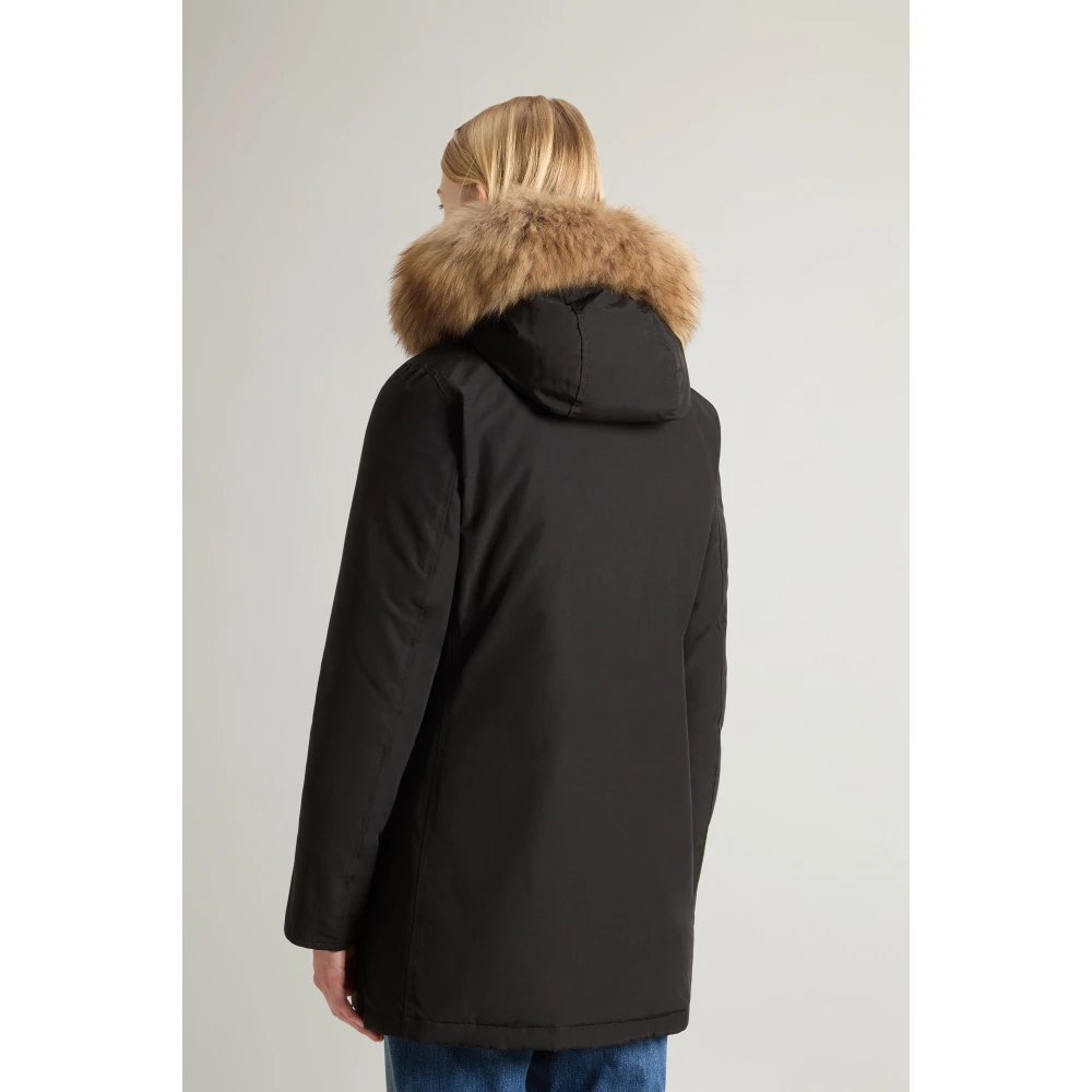 Woolrich Zwarte Arctic Parka Jas Black Dames