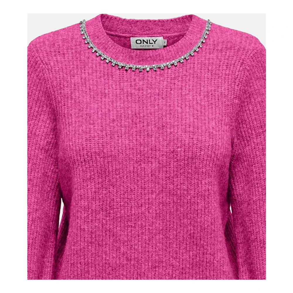 Only Stijlvolle Gebreide Collectie Pink Dames