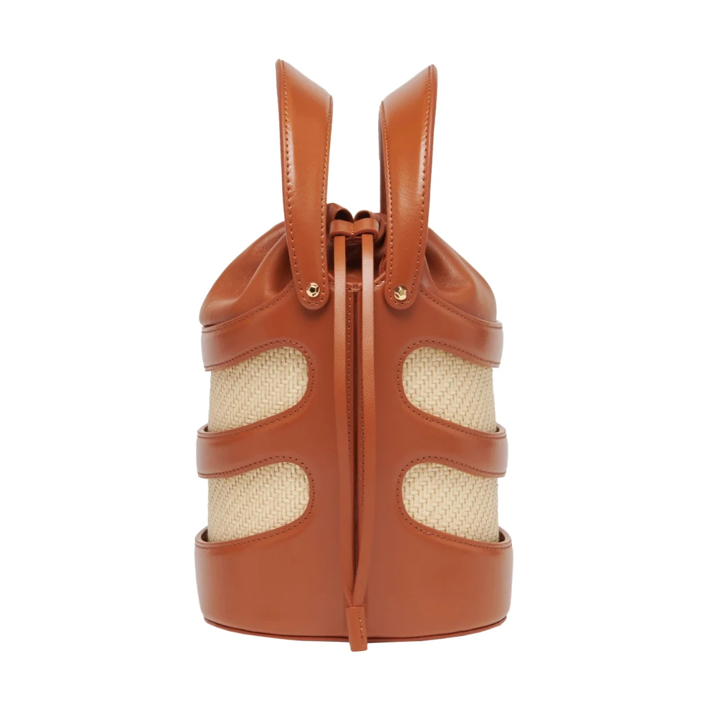 alexander mcqueen Rise Bucket Bag in Bruin Brown Dames