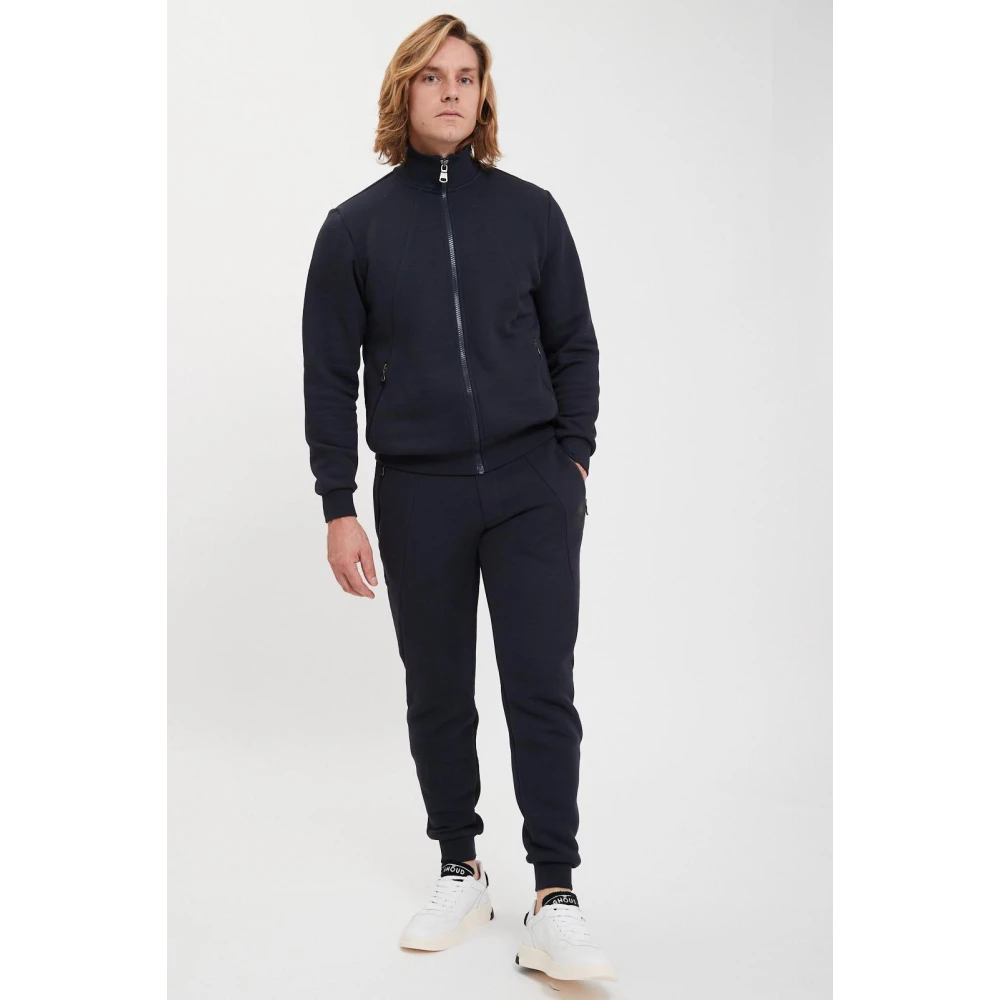 Colmar Stijlvolle Fleece Trui Blue Heren