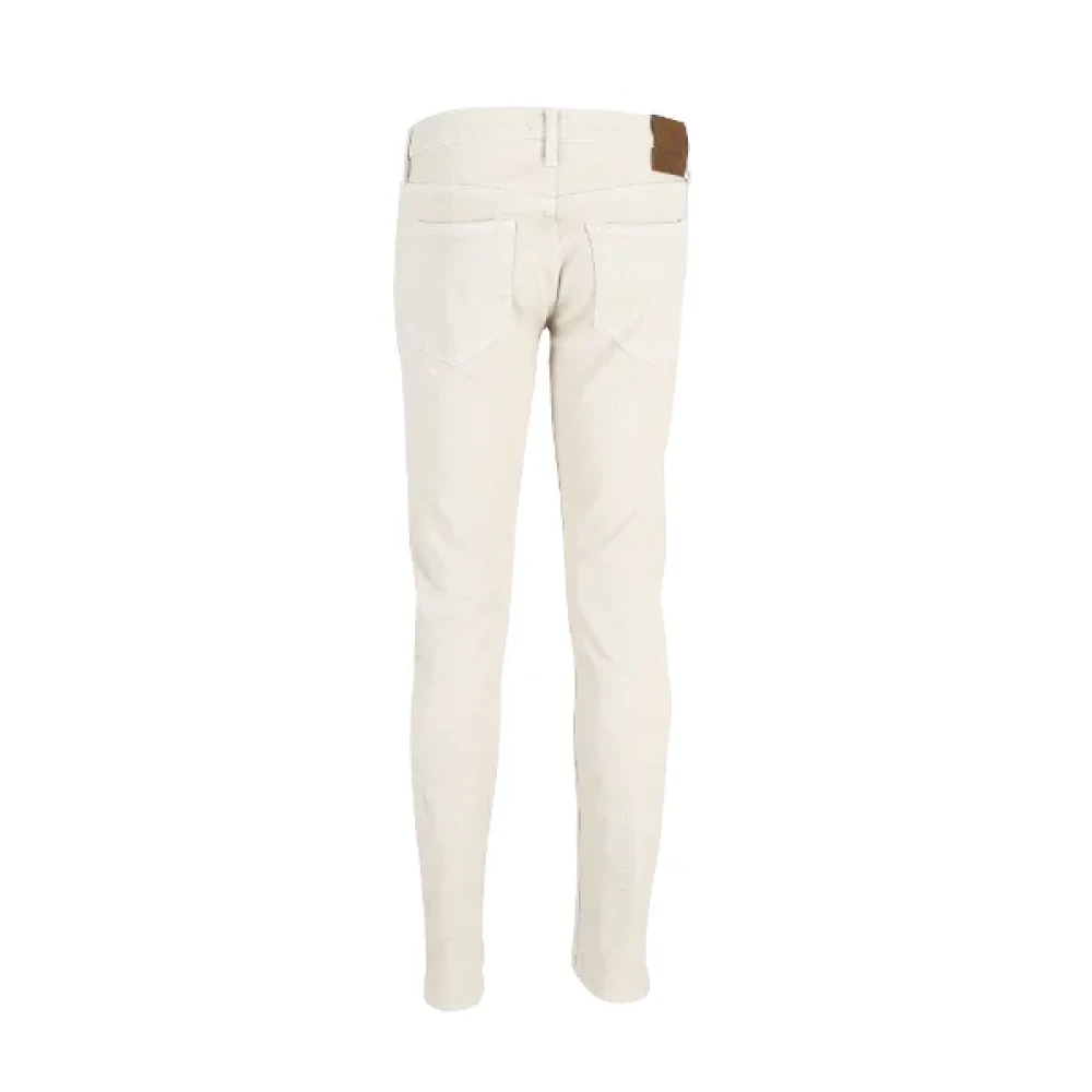 Tom Ford Pre-owned Cotton jeans Beige Dames