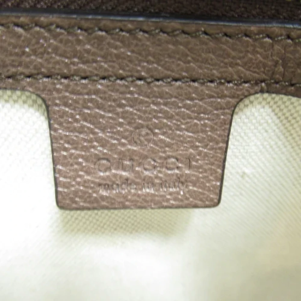 Gucci Vintage Pre-owned Canvas shoulder-bags Beige Dames