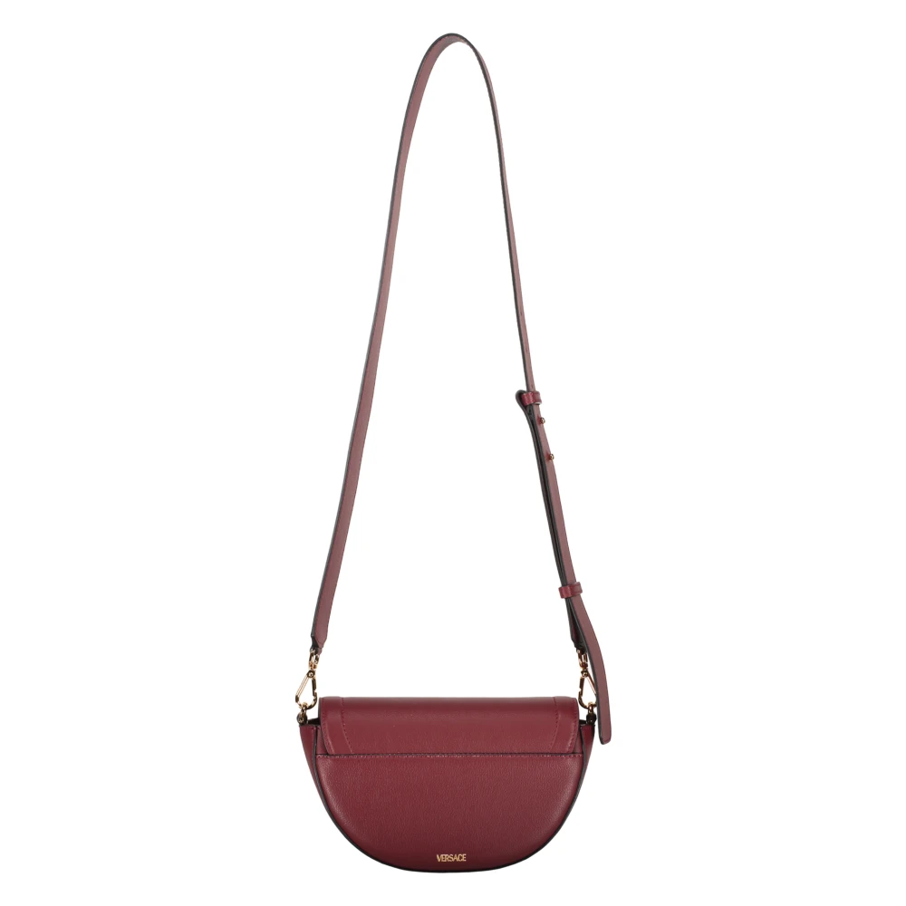 Versace Stijlvolle leren crossbodytas Red Dames