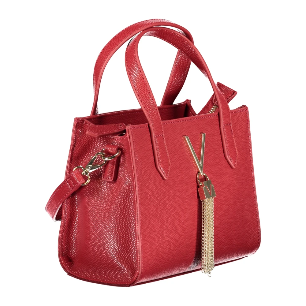 Valentino by Mario Valentino Rode dames tas met handvatten en verstelbare riem Red Dames