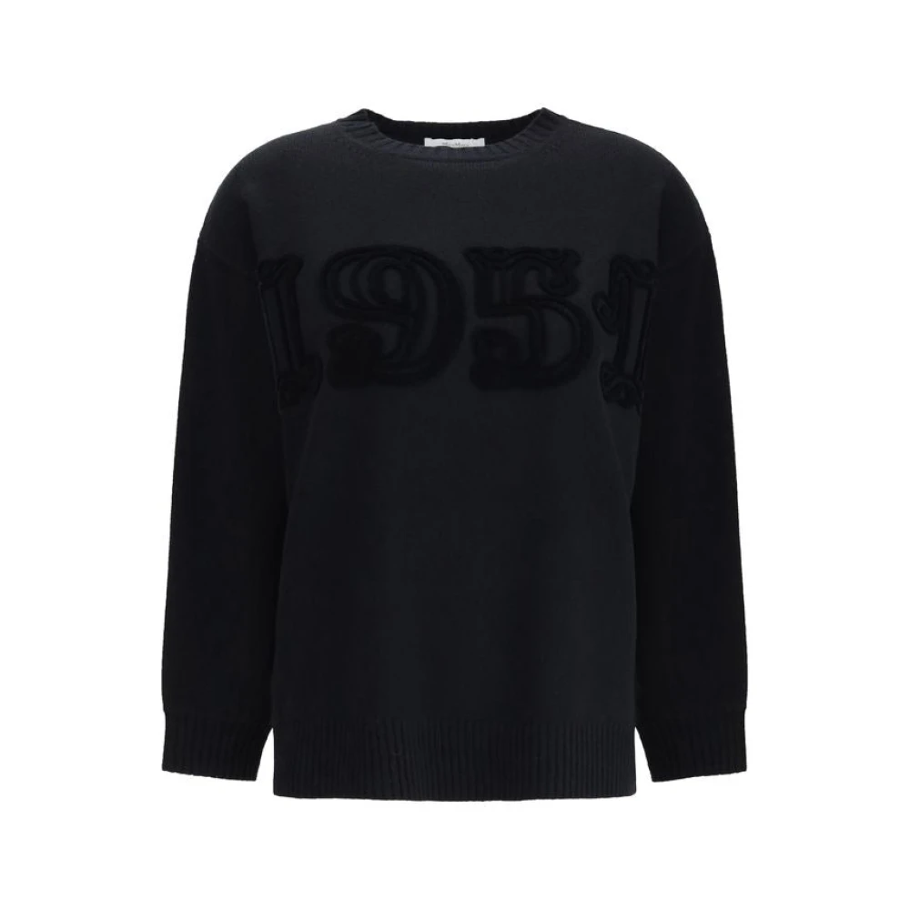 Max Mara Women's Black Logo Sweater - Image 2