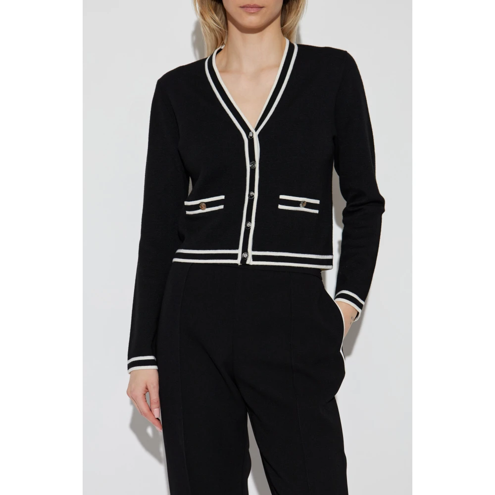 TORY BURCH Wollen vest 'Kendra' Black Dames