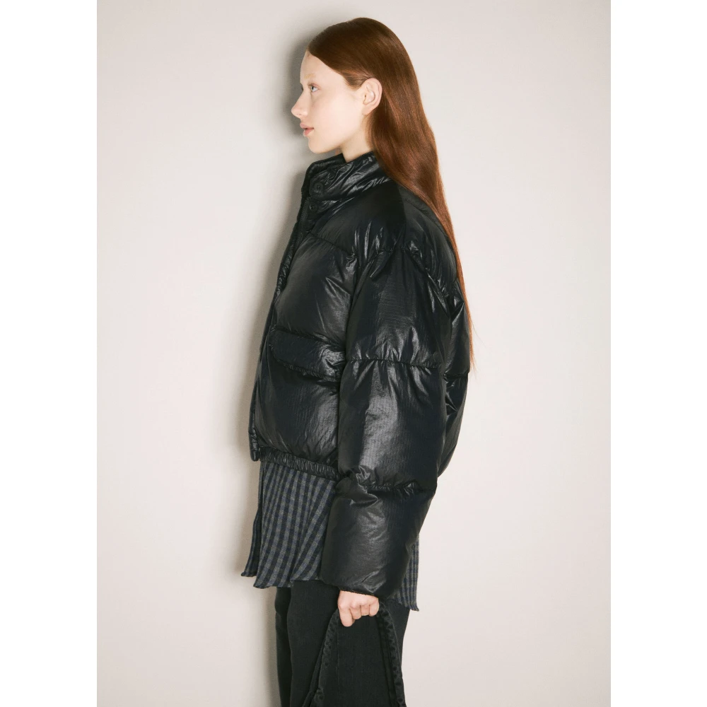 Our Legacy Ripstop Puffer Jas Black Dames