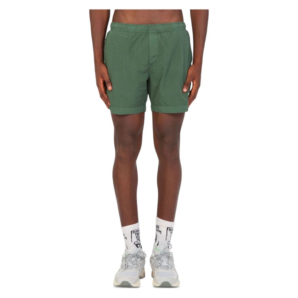 C.P. Company Eco Chrome Swim Shorts Green Heren