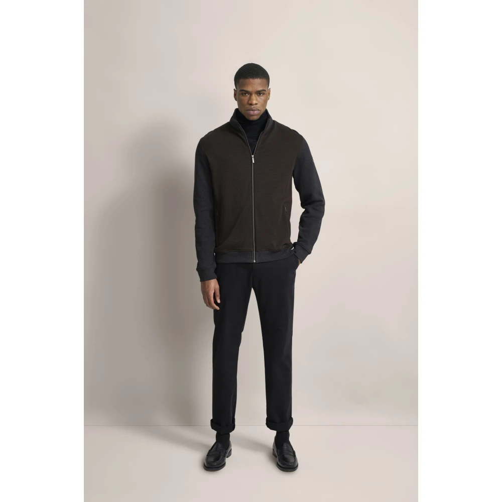 Bugatti Stijlvolle Cardigan Sweater Brown Heren