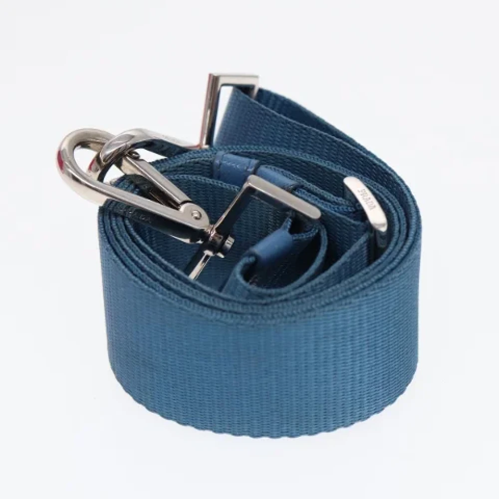 Prada Vintage Pre-owned Fabric prada-bags Blue Dames