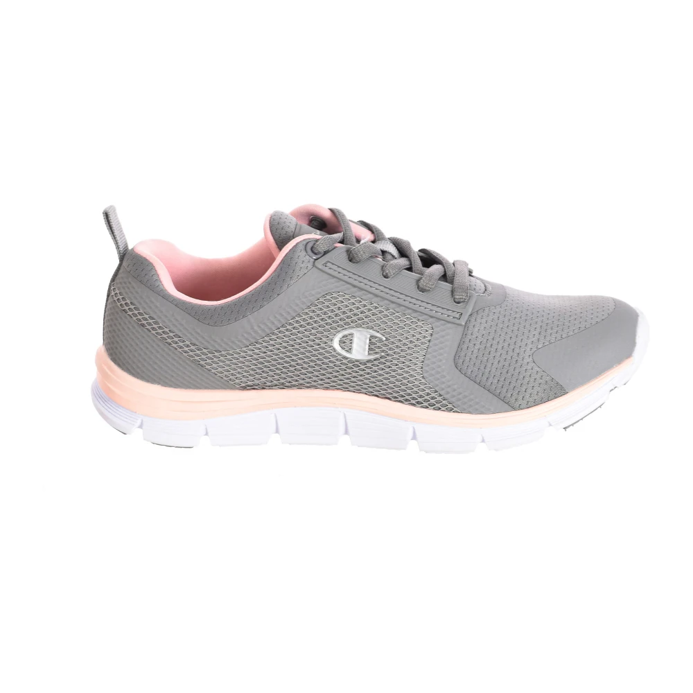 Champion Sportieve Sneakers Grijs-Roze Hoge Kwaliteit Gray Dames
