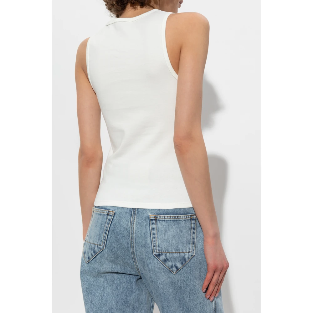 Marc Jacobs Logo top White Dames