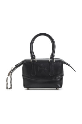 black-cowhide-leather-handbag