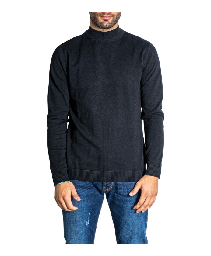 mens-black-knitwear