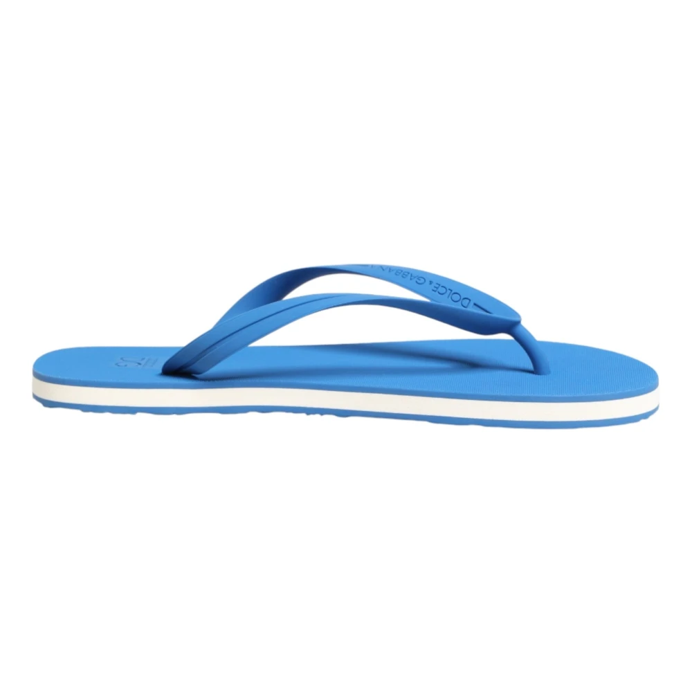Dolce & Gabbana Vrouw Blauw Schoenen Dames, 39 Eu, Slides