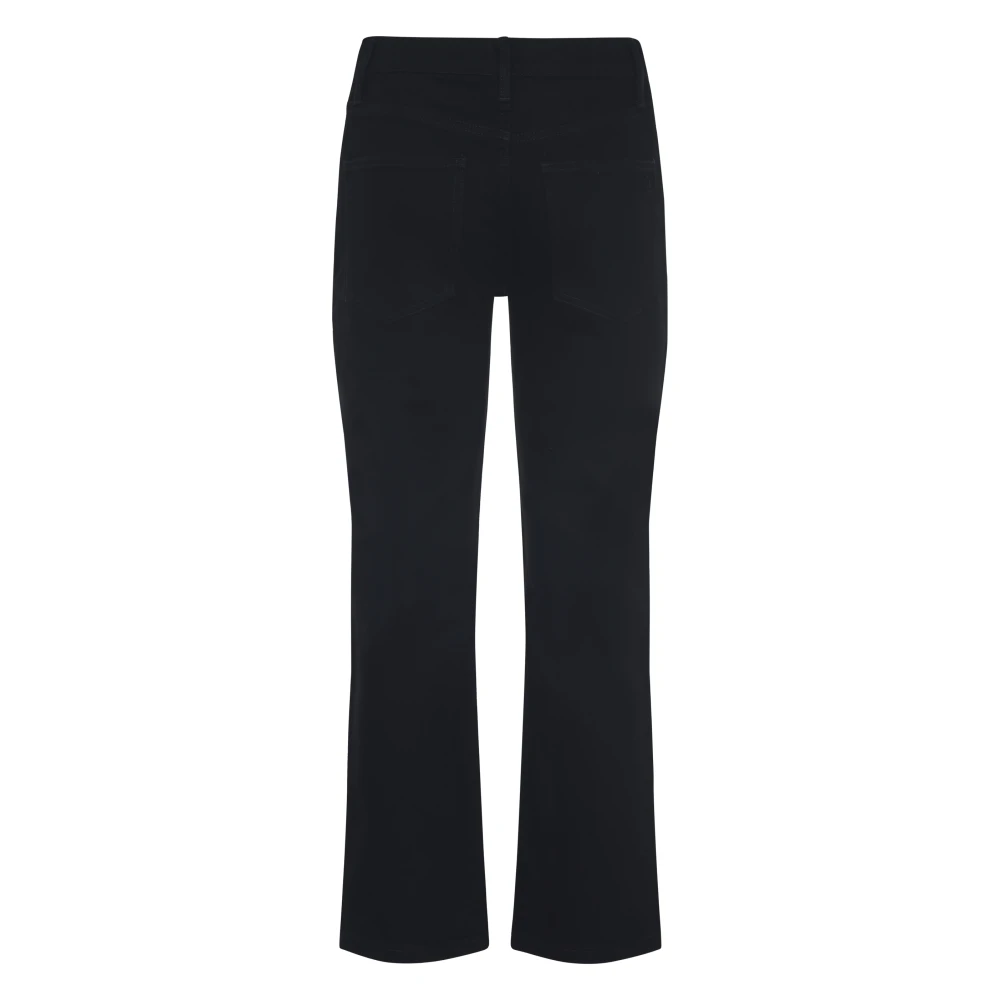 TORY BURCH Cropped Kick Flare Broek Black Dames