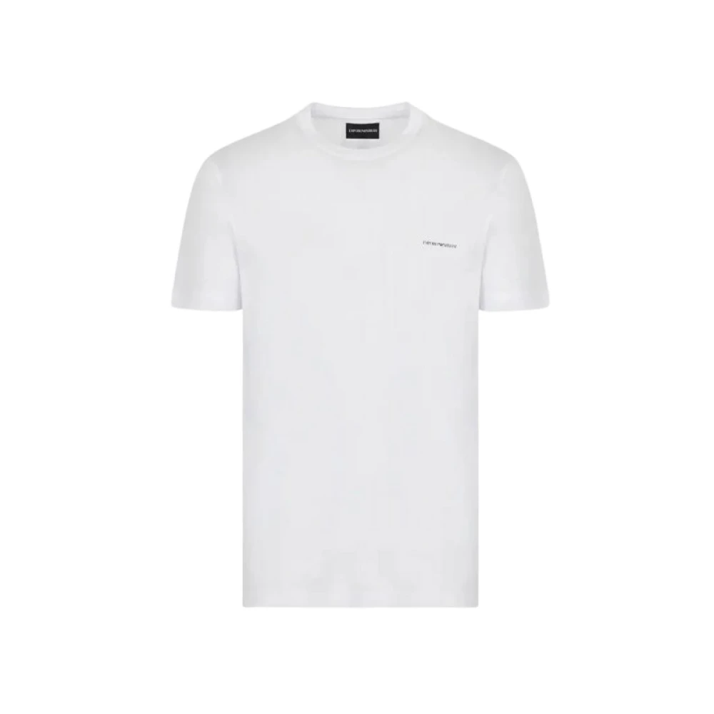 Emporio Armani Herren Weiß Logo T-Shirt