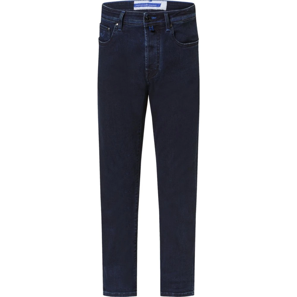 Jacob Cohën Donkerblauwe Contrast Bard Jeans Blue Heren