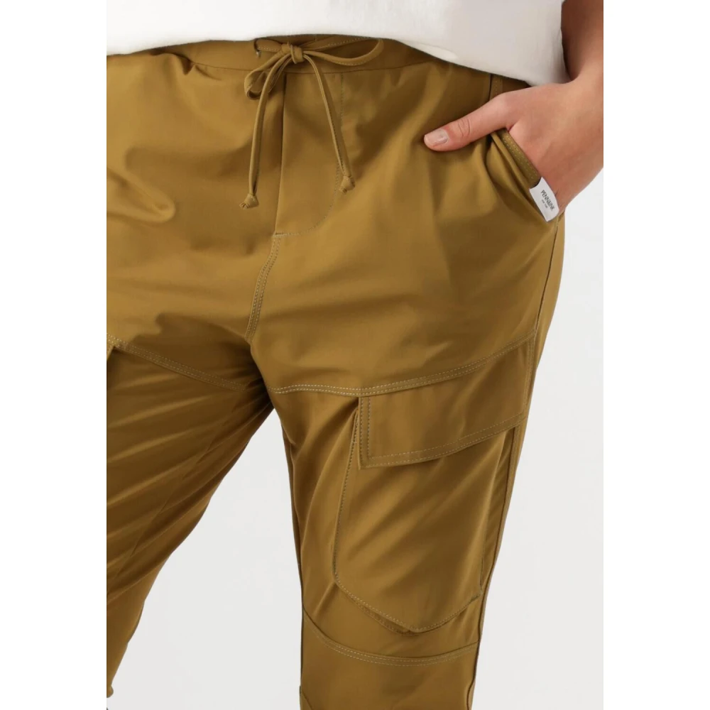 Penn&Ink N.Y Groene Linnen Broek voor Dames Green Dames