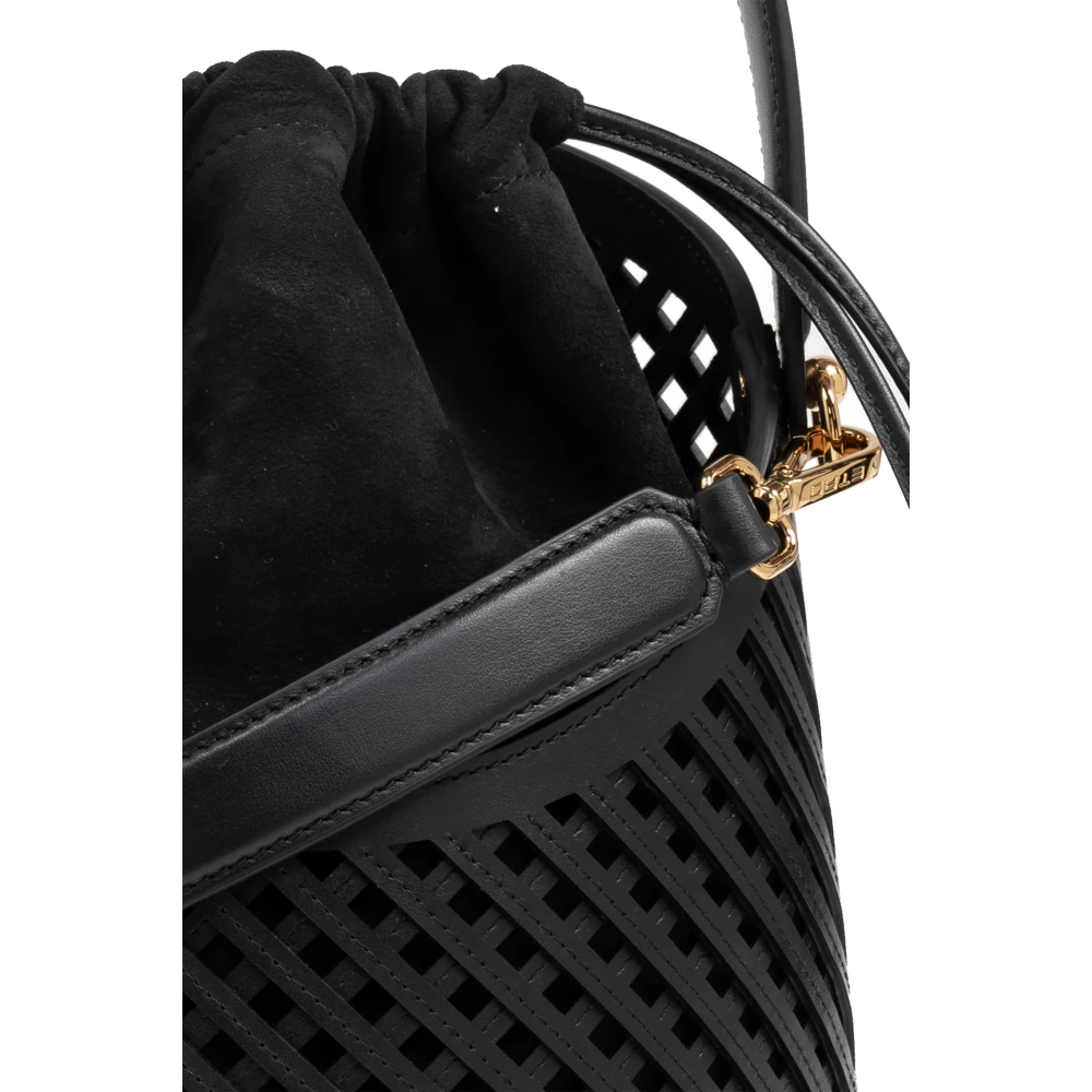 ETRO Schoudertas Saturno Medium type bucket Black Dames