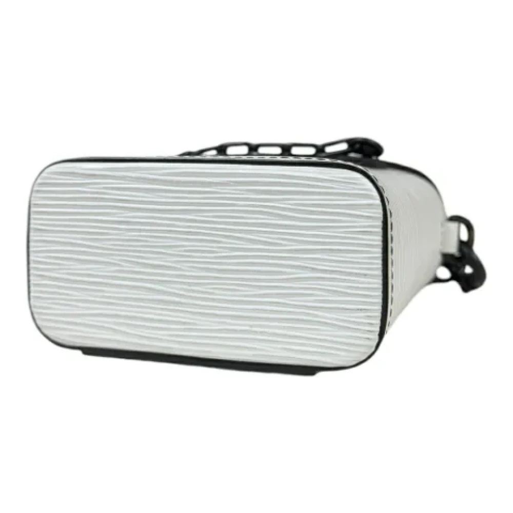 Louis Vuitton Vintage Pre-owned Leather shoulder-bags White Dames
