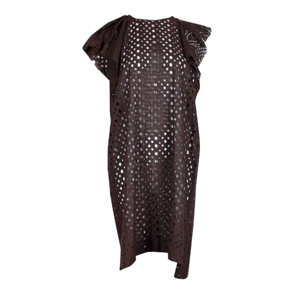 Isabel Marant Pre-owned Cotton dresses Brown Dames