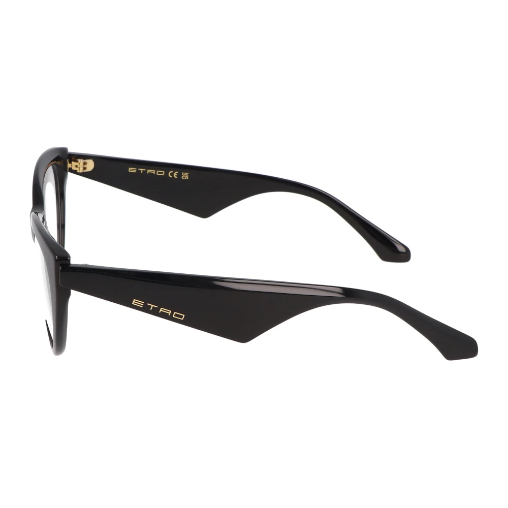 ETRO Cat Eye Acetaat Frame Bril Black Unisex