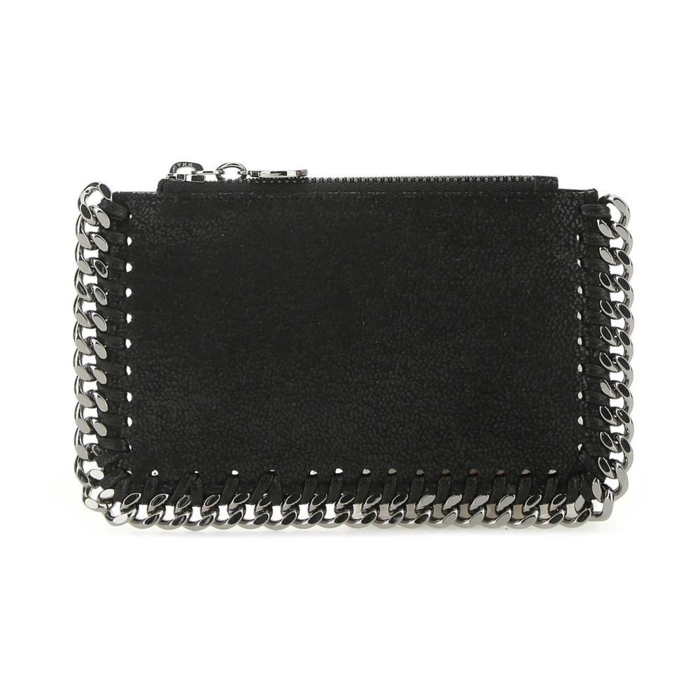 Stella Mccartney Women's Black Wallets & Cardholders, One Size, Falabella Cardholder
