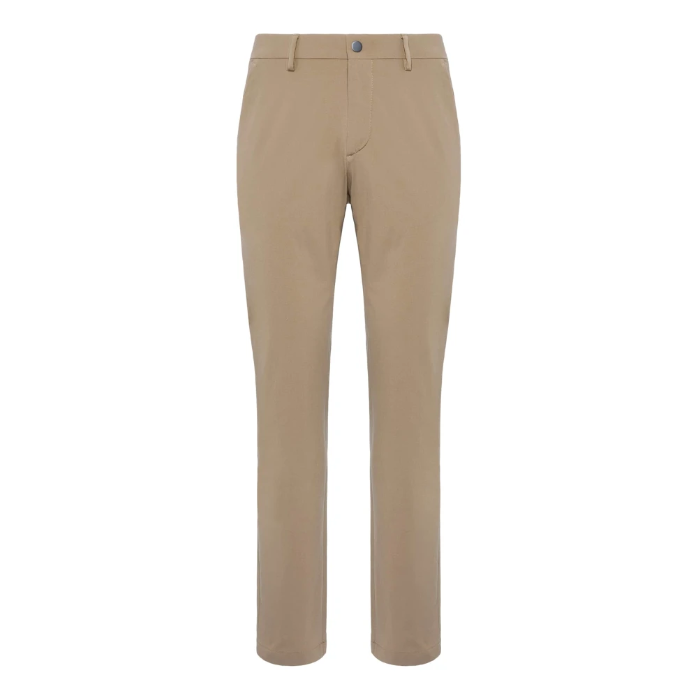 Boggi Milano B Tech B-Tech Stretch Nylon Byxor Beige, Herr