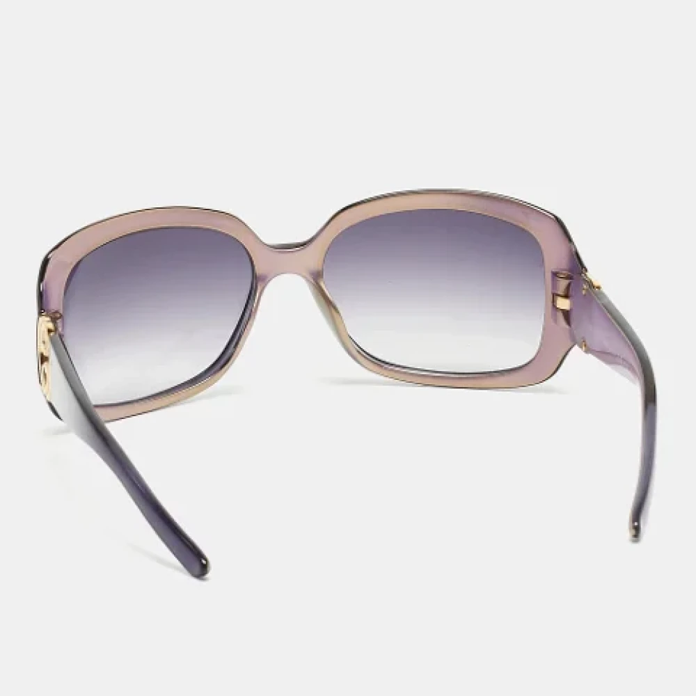 Gucci Vintage Pre-owned Acetate sunglasses Purple Dames