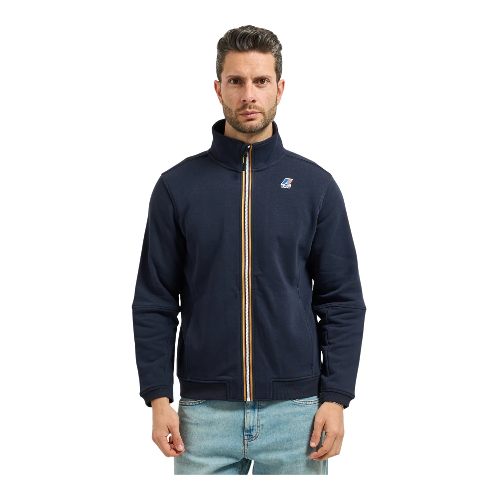 K-Way Herren Blau Sweatshirts & Hoodies, Lgröße: