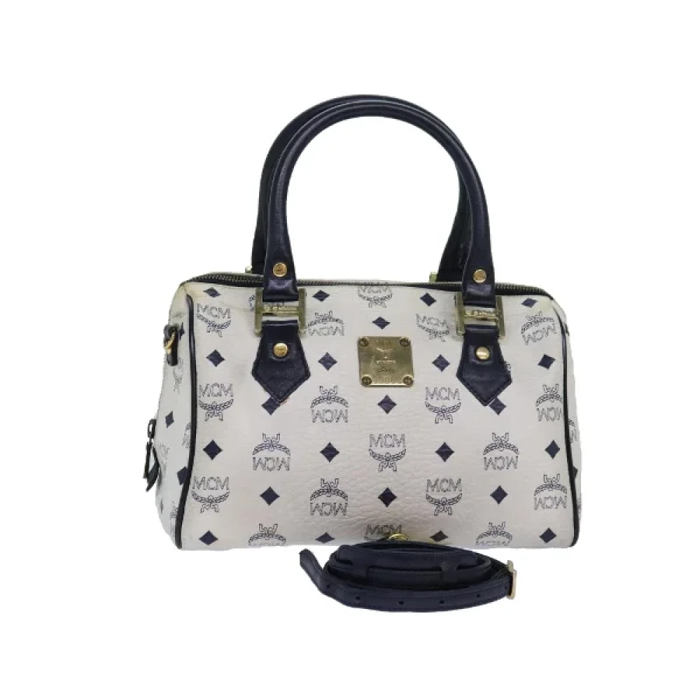 MCM Pre-owned Fabric handbags White Dames