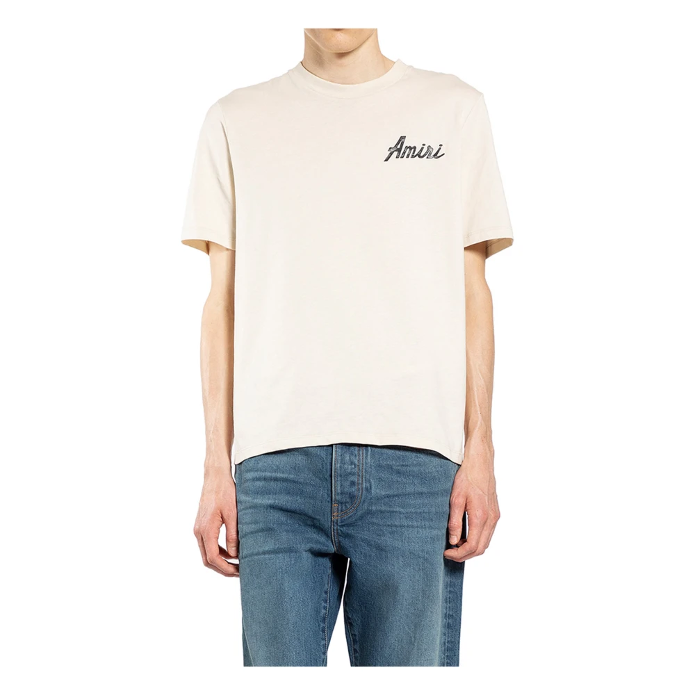 Amiri - Tops > T-Shirts - Beige - Amiri - Modalova