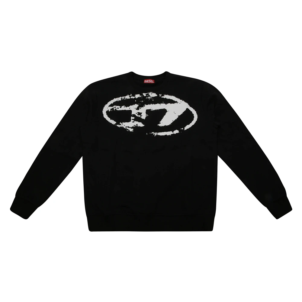 Diesel Gul Logo Sweatshirt Black, Unisex