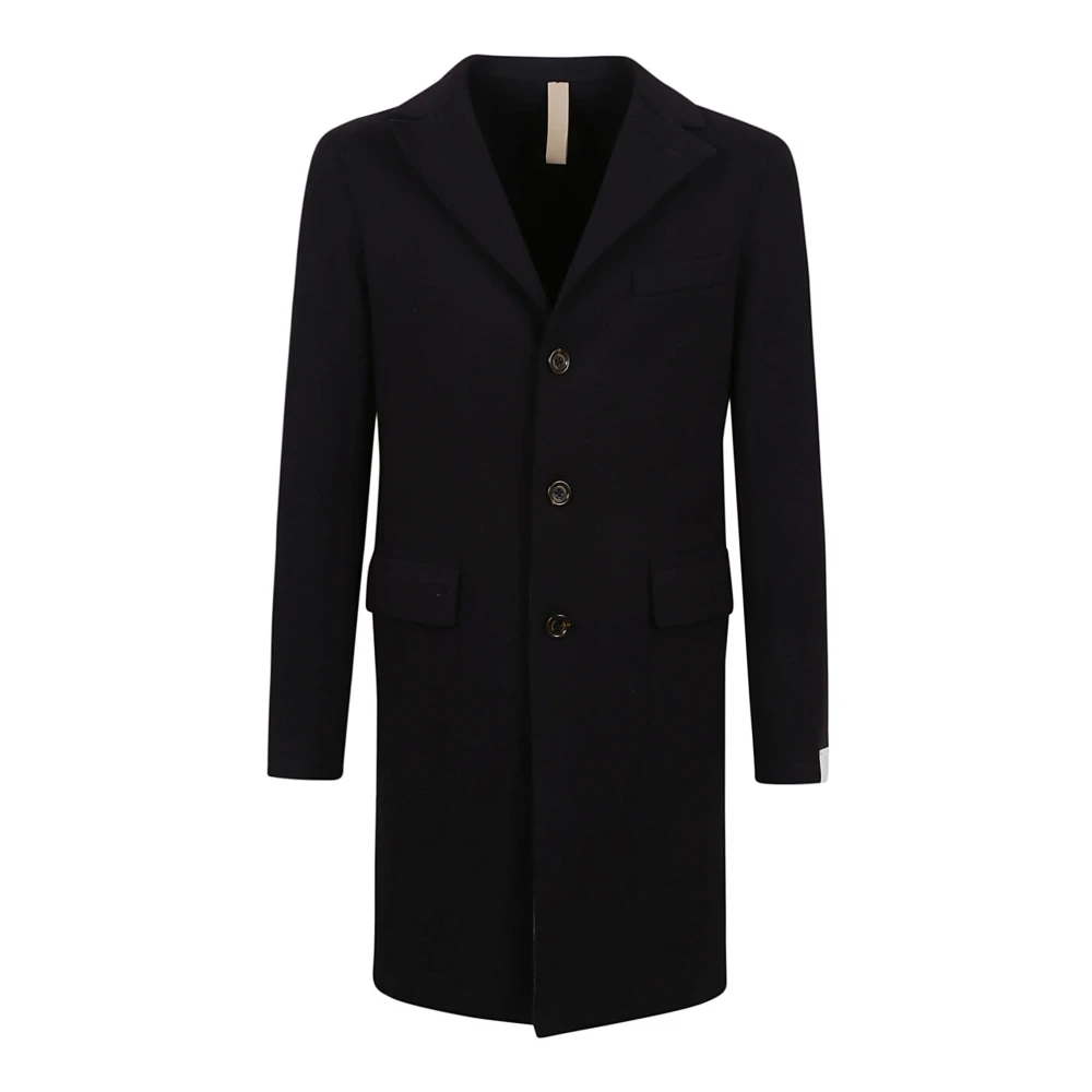 Eleventy Single-Breasted Coats Black Heren