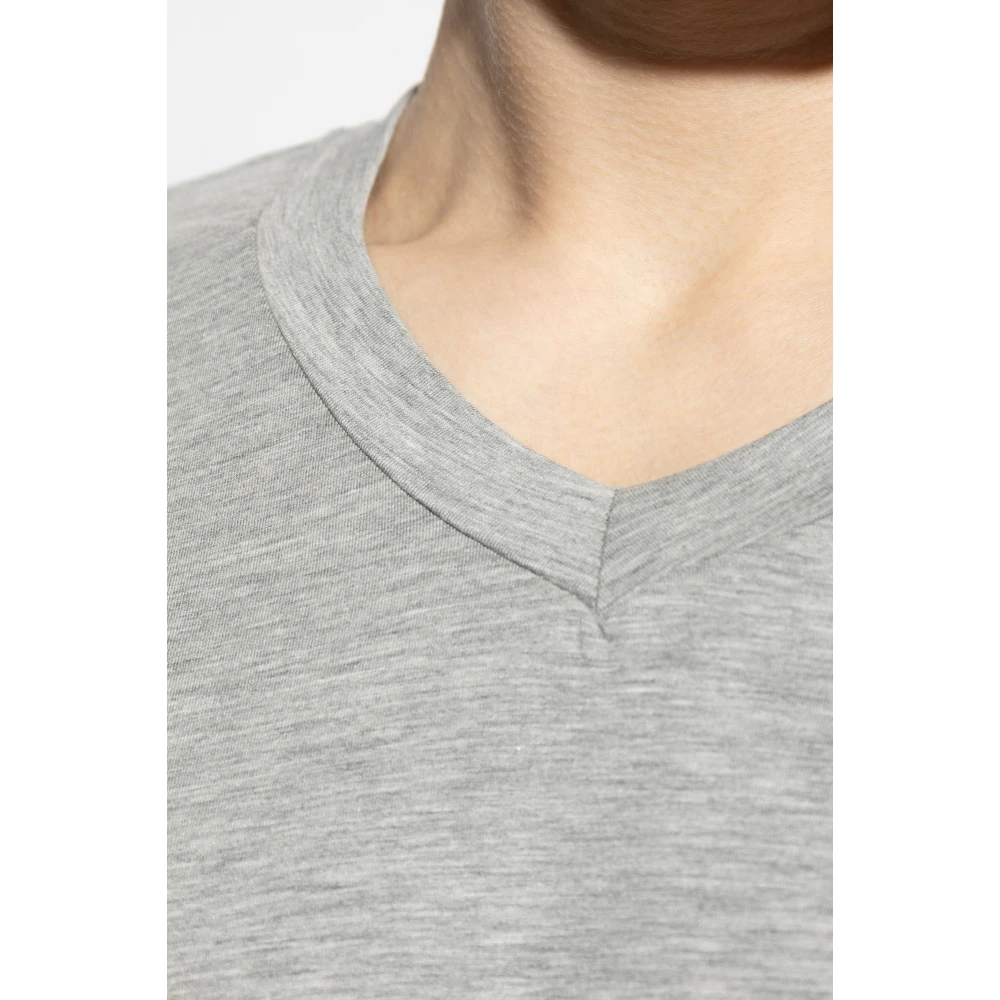 Tom Ford Ondershirt met V-hals Gray Heren